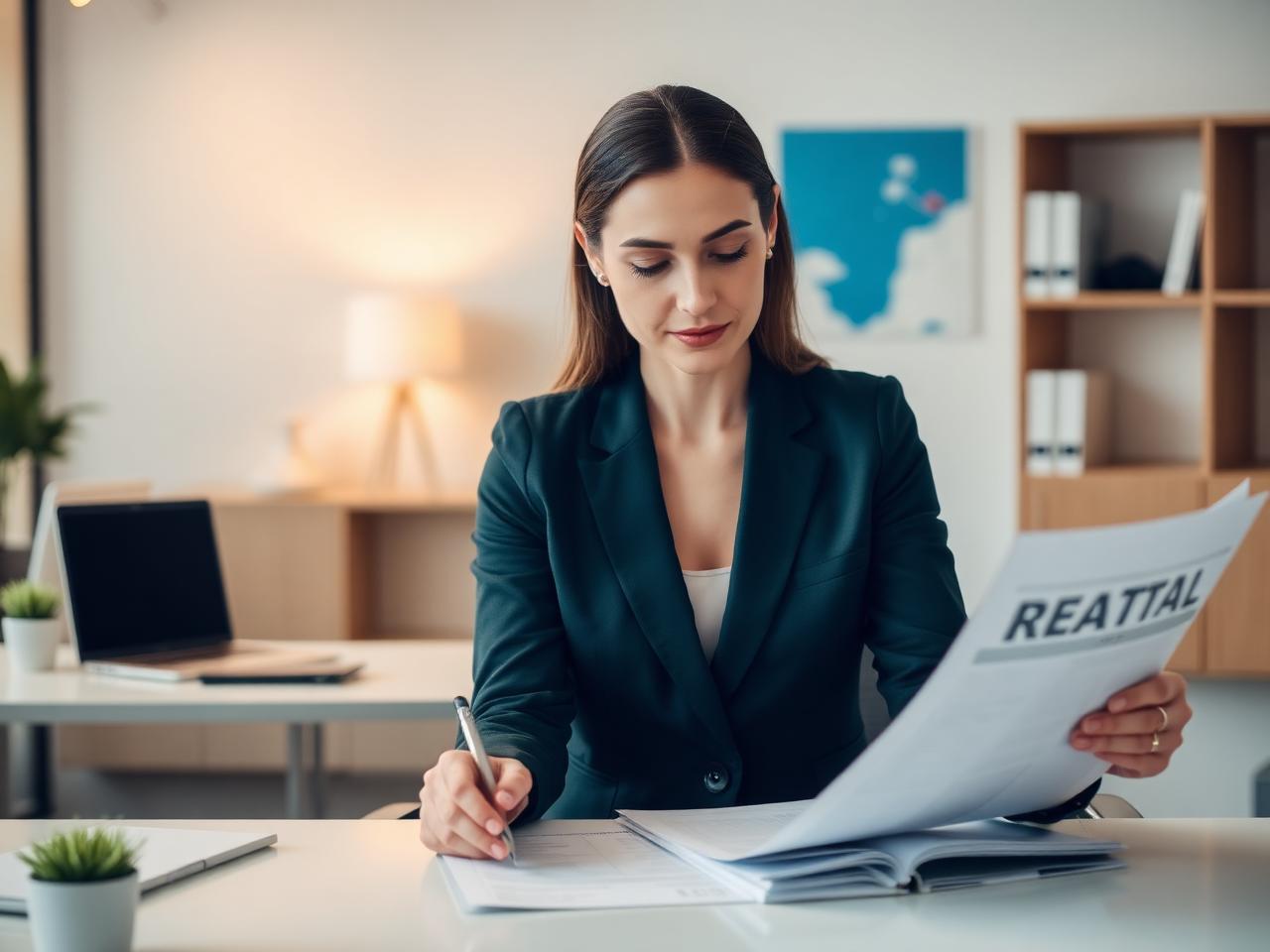 Pinecrest Management team member reviewing a Maryland rental portfolio